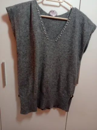 Chaleco mujer mohair talla única