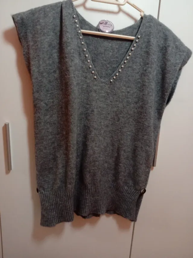 Chaleco mujer mohair talla única
