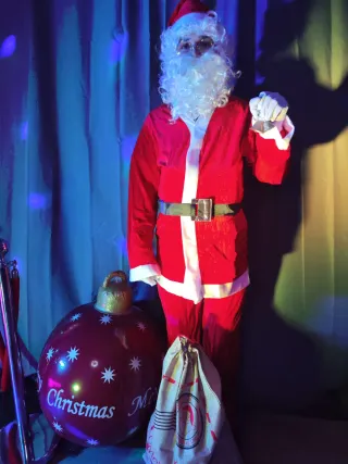 Servicio de Papa Noel a domicilio.