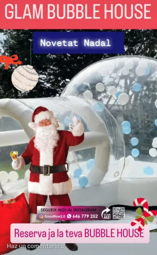 Servicio de Papa Noel a domicilio.