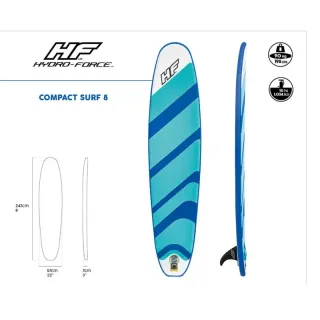 Tabla Surf Hinchable Bestway Hydro-Force 243x57cm