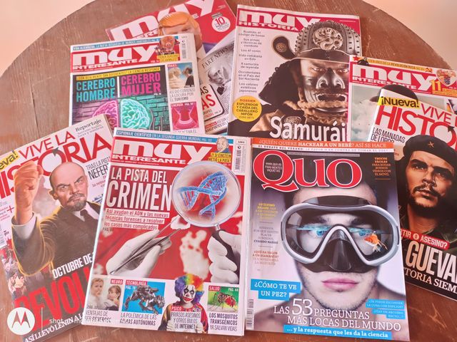 Pack de revistas Muy Interesante, Muy Historia y Q