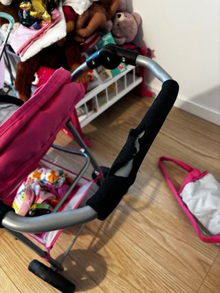 Carrito de muñecas 3 piezas