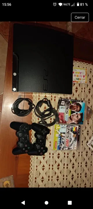 Consola PlayStation 3 PS3 Negra
