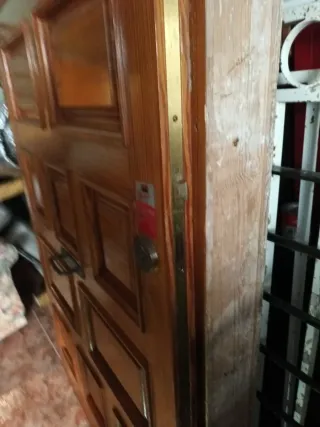 Puerta Exterior Blindada de roble