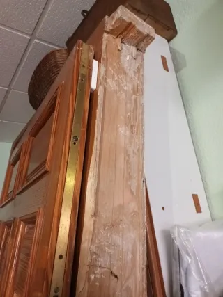 Puerta Exterior Blindada de roble