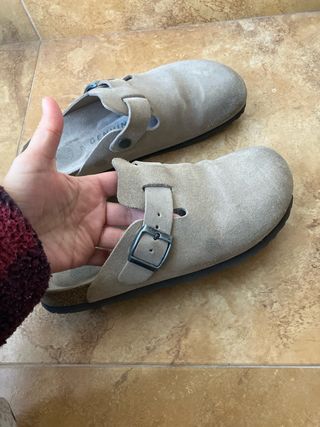 Zuecos Genuins Serraje Beige Talla 37