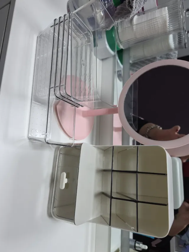 Organizador Maquillaje con Cajón y Espejo