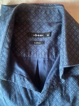 Camisa HÖMNEM entallada azul M