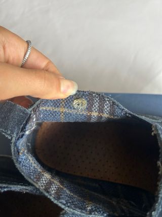 Polacchine scamosciate blu scuro