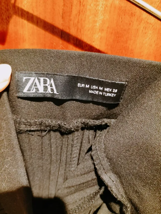 Falda pantalón negra talla M