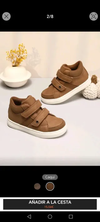 Zapatos niño talla 26 marrones