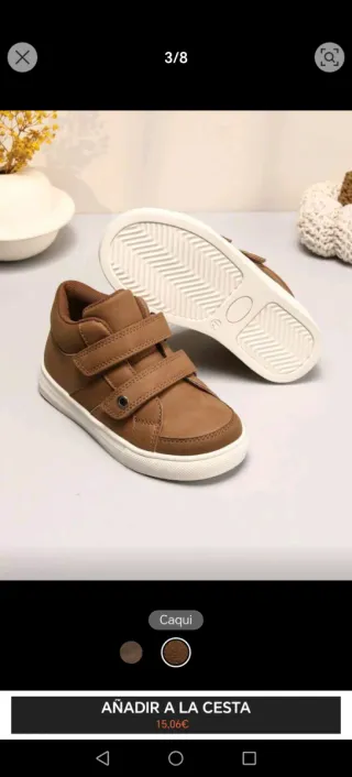 Zapatos niño talla 26 marrones