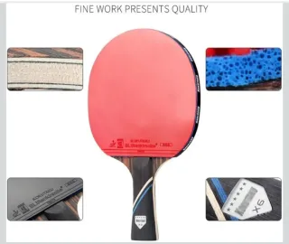Raquetas Ping Pong alta calidad X6 Kokutaku