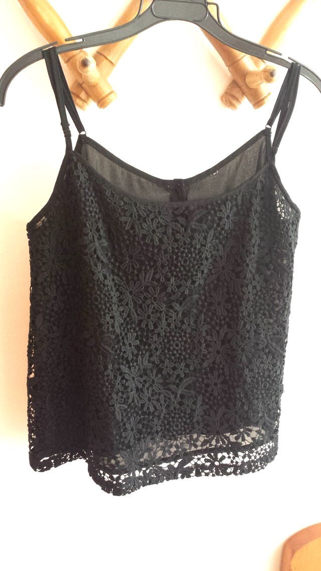 Nuevo Top sexy todo bordado flores