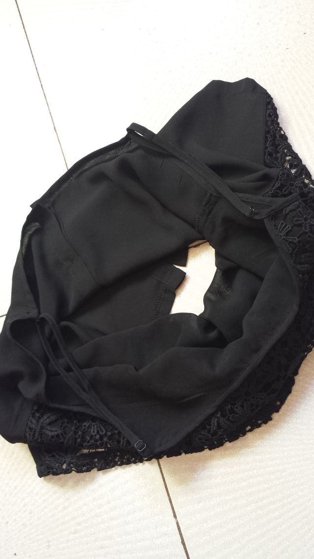 Nuevo Top sexy todo bordado flores