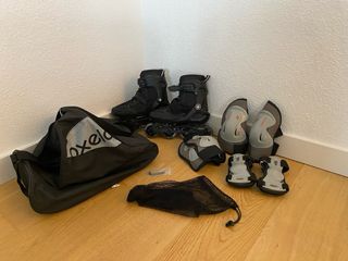 Patines en línea T40 y protecciones