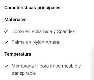 Guantes Invierno ARMURE Talla XL Negros