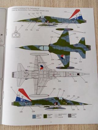Maqueta F-5A Freedom Fighter 1/72 Italeri