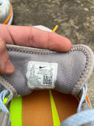 Zapatillas Nike React Pegasus Trail Gris Naranja