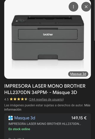 Impresora Brother HL‑L2370DN láser monocroma conexión red y dúplex automática