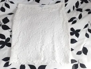 Falda SuiteBlanco blanca encaje