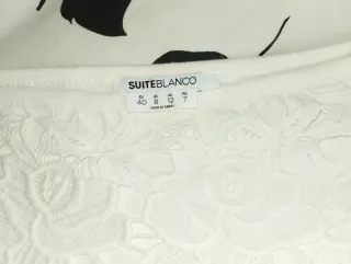 Falda SuiteBlanco blanca encaje