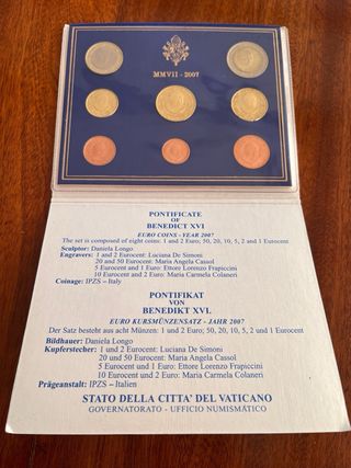 Vaticano 2007 Serie Divisionale Euro