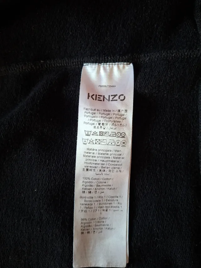 Chaqueta Kenzo Negra con Tigre