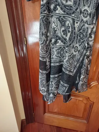 Vestido largo estampado Talla M