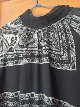 Vestido largo estampado Talla M