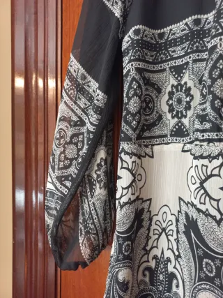 Vestido largo estampado Talla M