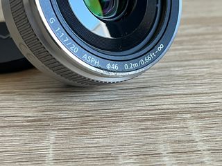 Panasonic Lumix 20mm f/1.7 II - Prateada