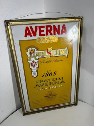 Insegna pubblicitaria Averna Amaro Siciliano