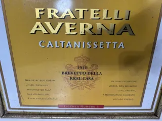 Insegna pubblicitaria Averna Amaro Siciliano