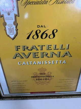 Insegna pubblicitaria Averna Amaro Siciliano
