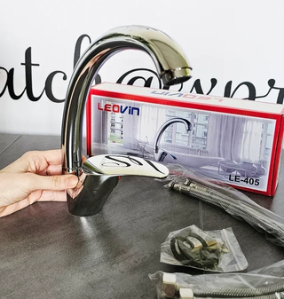 Rubinetto Cucina Acciaio INOX LEOVIN Nuovo