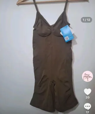 Faja moldeadora marrón xs/s