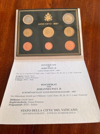 Serie divisionale Euro Vaticano 2005