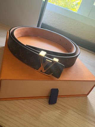 Cinturone Louis Vuitton Marrone e Dorato