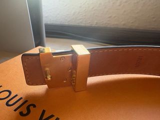 Cinturone Louis Vuitton Marrone e Dorato