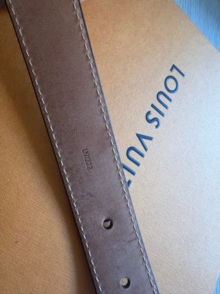 Cinturone Louis Vuitton Marrone e Dorato