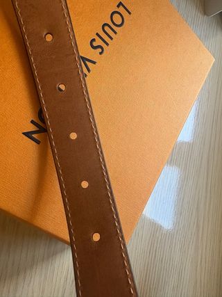 Cinturone Louis Vuitton Marrone e Dorato