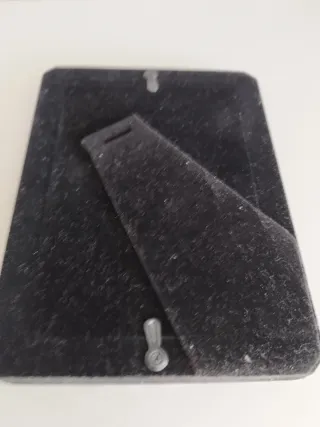 Portarretratos Plateado Vintage Nuevo