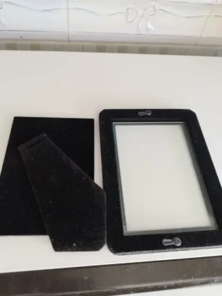 Portarretratos Plateado Vintage Nuevo