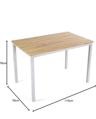 Set tavolo e panche da cucina in legno