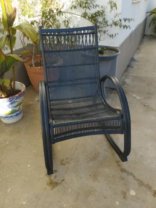 Dondola da Esterno in Alluminio Nero