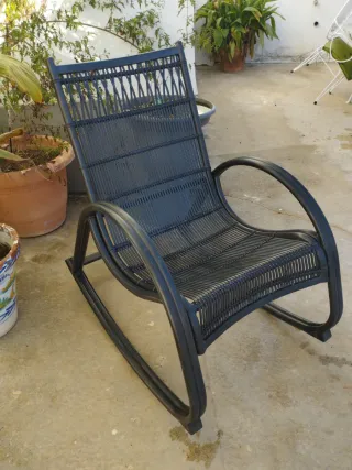 Dondola da Esterno in Alluminio Nero