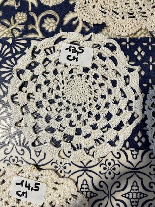 Centrini uncinetto vintage misti