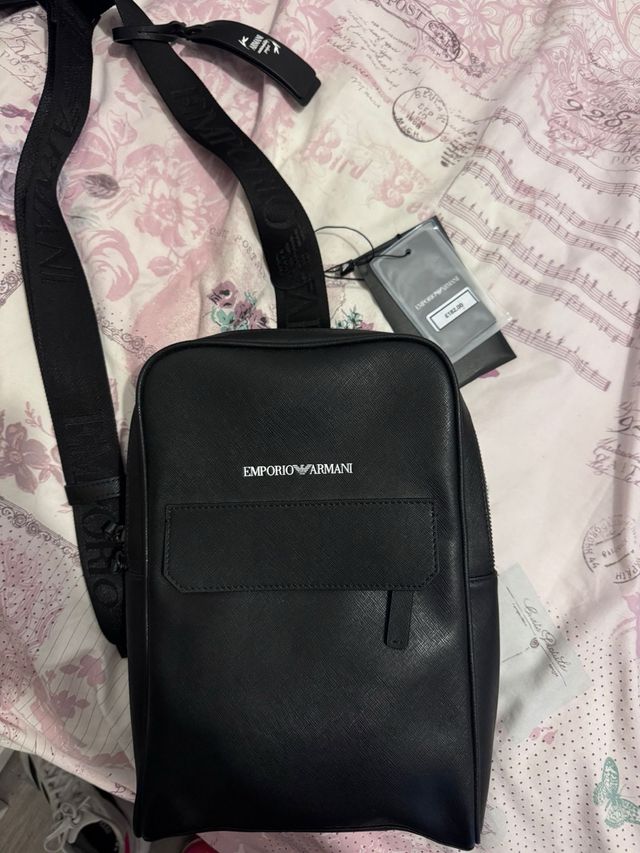 Bolso bandolera Emporio Armani negro